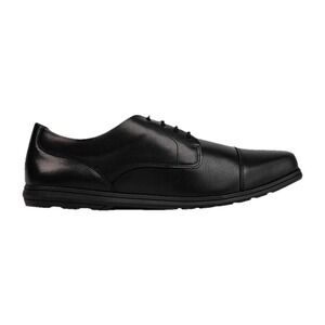 Birchbury Brenston Shoes Men's 15 Black Leather Barefoot Minimalist Derby Oxford